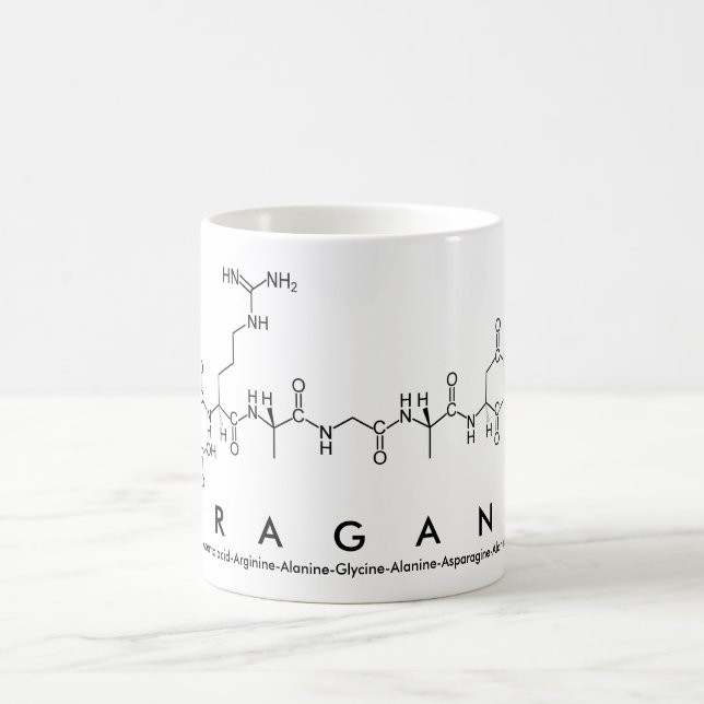 Caneca De Café Dragana peptide name mug (Centro)