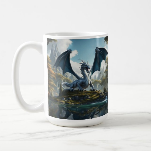 Caneca De Café Dragão (Esquerda)