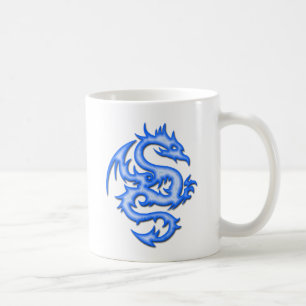 CANECA DE CAFÉ DRAGÃO AZUL