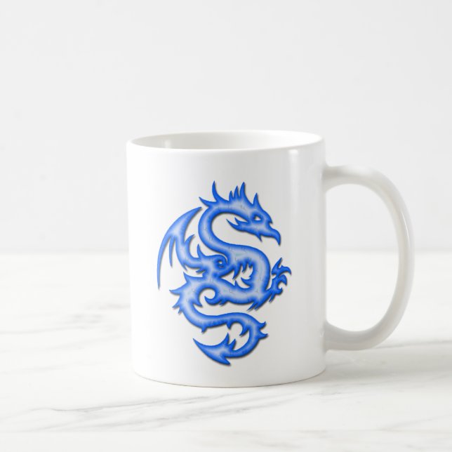 CANECA DE CAFÉ DRAGÃO AZUL (Direita)