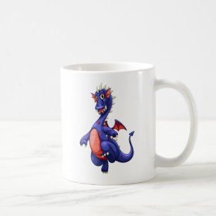 Caneca De Café Dragão azul