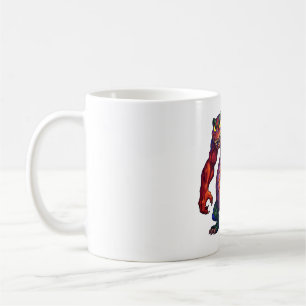 Caneca De Café Dragão Brasa Vívida