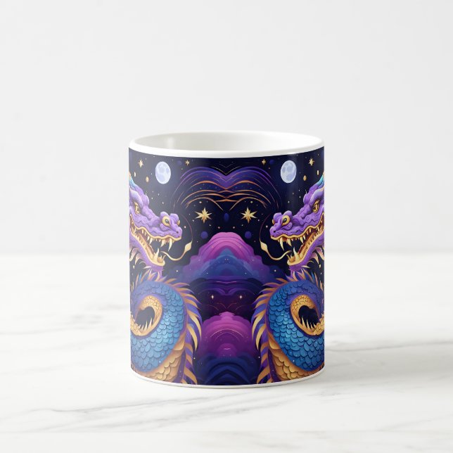 caneca de café dragão celestial (Centro)