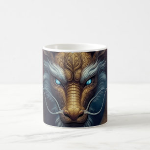 Caneca De Café Dragão Celestial Majestoso