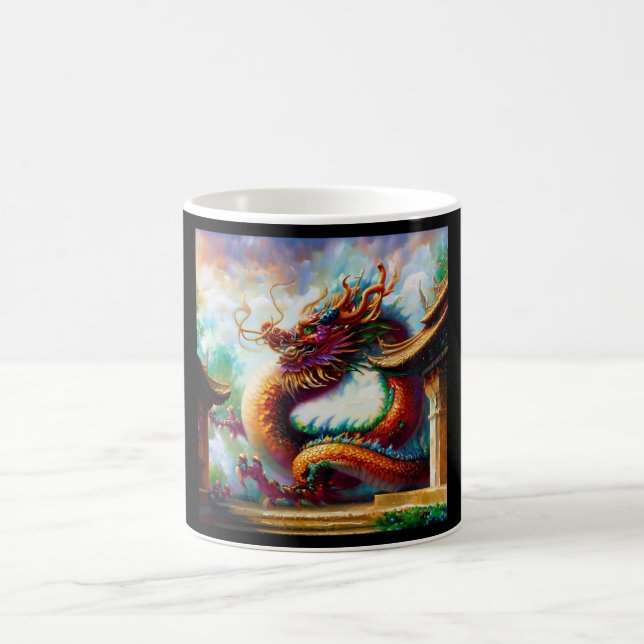 Caneca De Café Dragão chinês (6) (Centro)