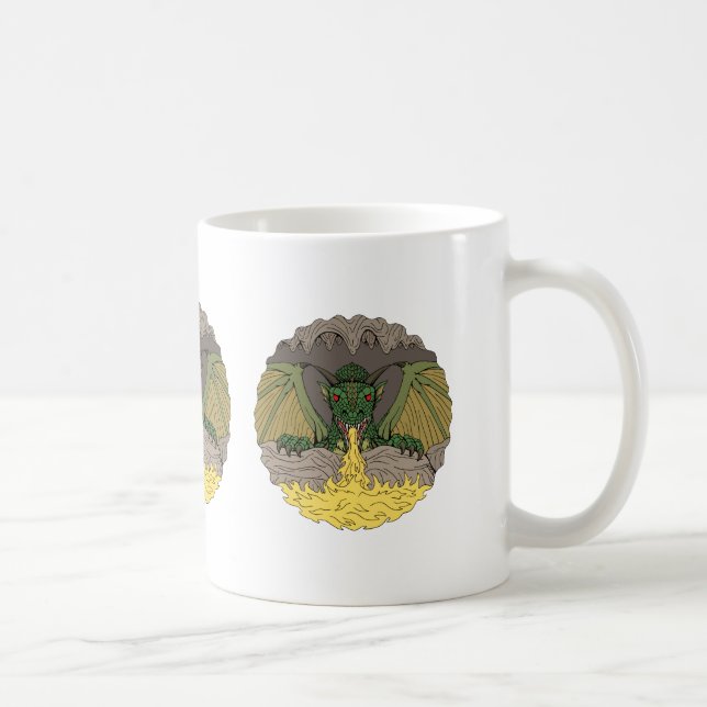 Caneca De Café Dragão da Caverna 2016 (Direita)