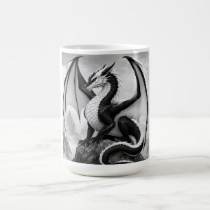 Caneca De Café Dragão da Chama Sombra