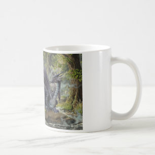 Caneca De Café Dragão da floresta - por Marc-André Huot
