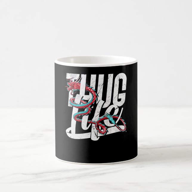 Caneca De Café Dragão da vida útil curta (Centro)