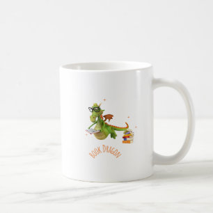 Caneca De Café Dragão de Livro