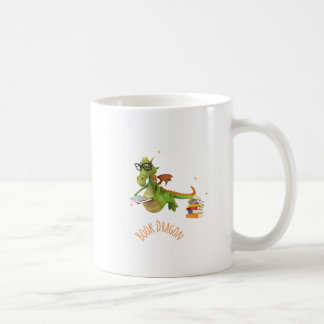 Caneca De Café Dragão de Livro