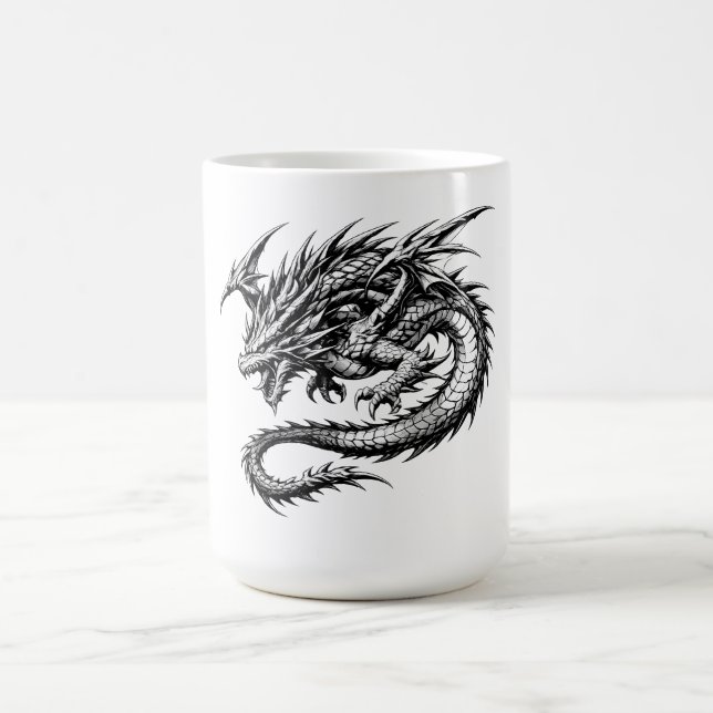 Caneca De Café Dragão do Fogo Celeste (Centro)