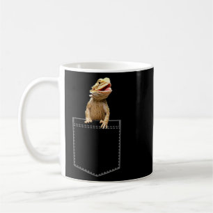 Caneca De Café Dragão-Dragão-Bolso-Dragão-de-Barba-Juvenil