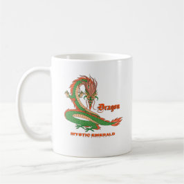 Caneca de Café Dragão Esmeralda Místico – Criatura