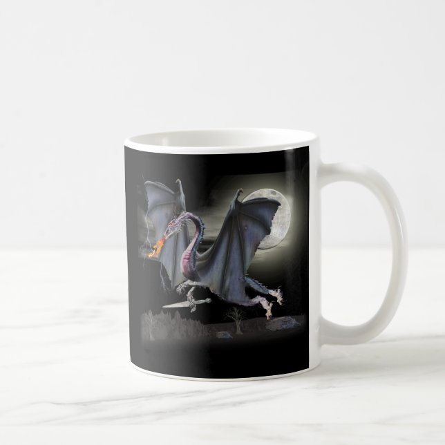 Caneca De Café Dragão fantasma (Direita)