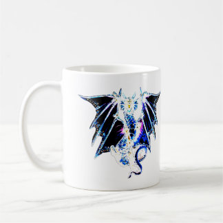 Caneca De Café Dragão Fera Marinha Abismo Oceano Fantasia Arte Fe