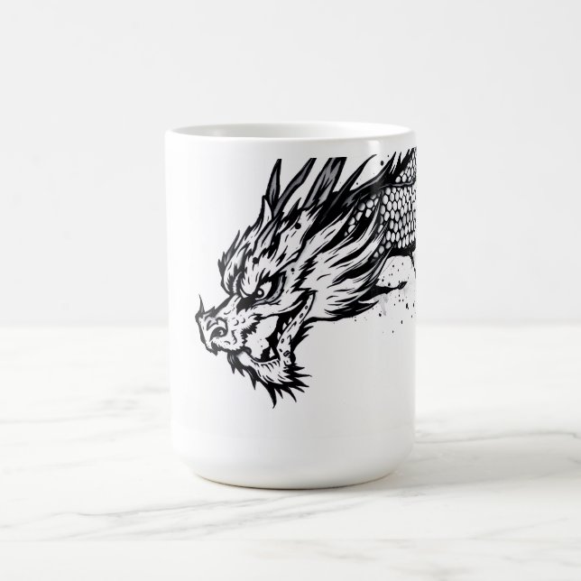 Caneca De Café Dragão Imortal (Centro)