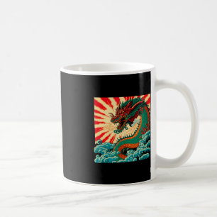 Caneca De Café Dragão Japonês Anime Japão Dragões Chineses Tatuag