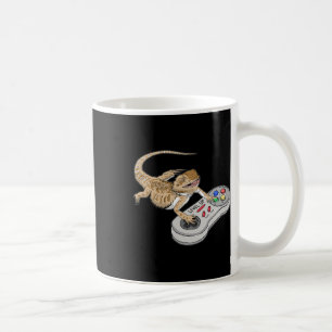 Caneca De Café Dragão Jogando Videogames Répteis Pagona Gamers