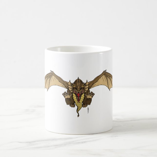 Caneca De Café Dragas de Ravaging (Centro)