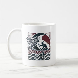 Caneca De Café Dragon Boat Racing - Vintage Paddler
