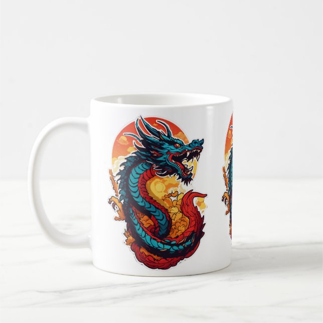 Caneca De Café Dragon 🐲 design (Esquerda)
