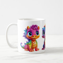 Caneca De Café Dragon Name Mug para crianças aventureiras