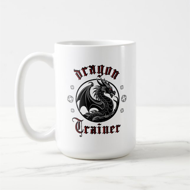 Caneca De Café Dragon Trainer Fantasy Lizard - Criatura Mítica (Esquerda)