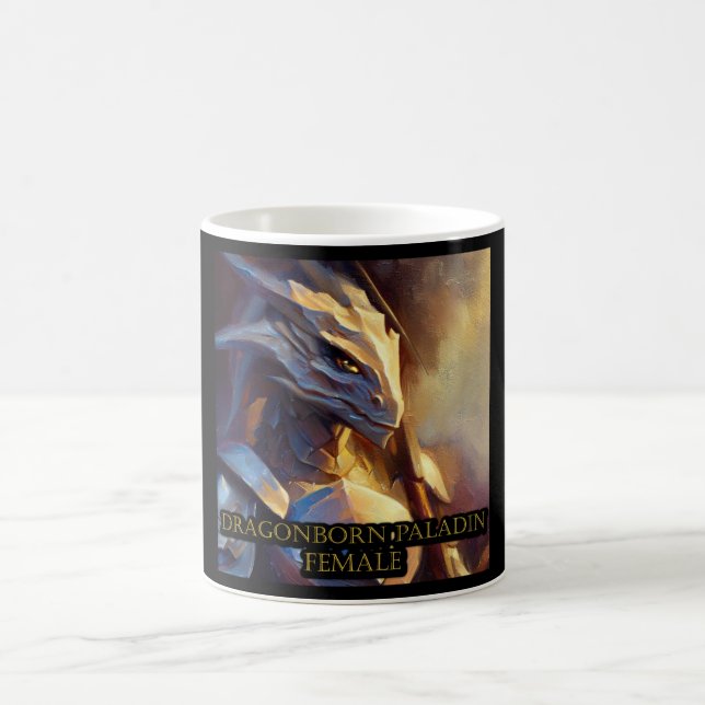 Caneca De Café Dragonborn Paladin (Centro)