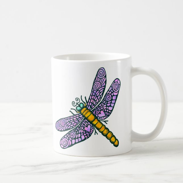 Caneca De Café Dragonfly (Direita)