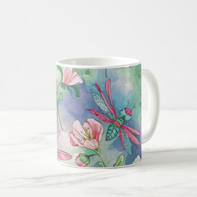 Caneca De Café Dragonfly (Frente Esquerda)