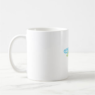 Caneca De Café Dragonfly Azul & Verde