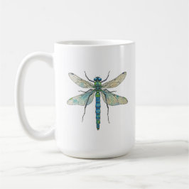 Caneca De Café Dragonfly friendship rare beautiful uplifting