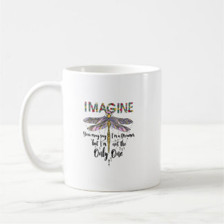 Caneca De Café Dragonfly Imagine Que Você Pode Dizer Dragonfly Lo