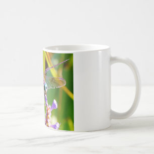 Caneca De Café Dragonfly Teal & Purple