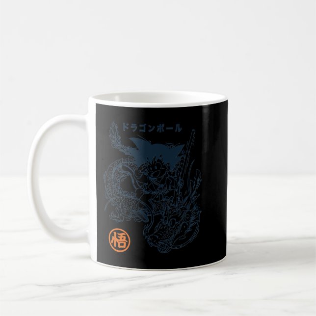 Caneca De Café Dragonn Ball goku e shenron (Esquerda)