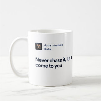 CANECA DE CAFÉ DRAKE LYRICS MUG