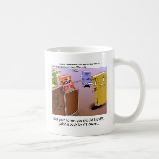Caneca De Café Drama de Sala de Julgamento de Mistério de Assassi (Direita)
