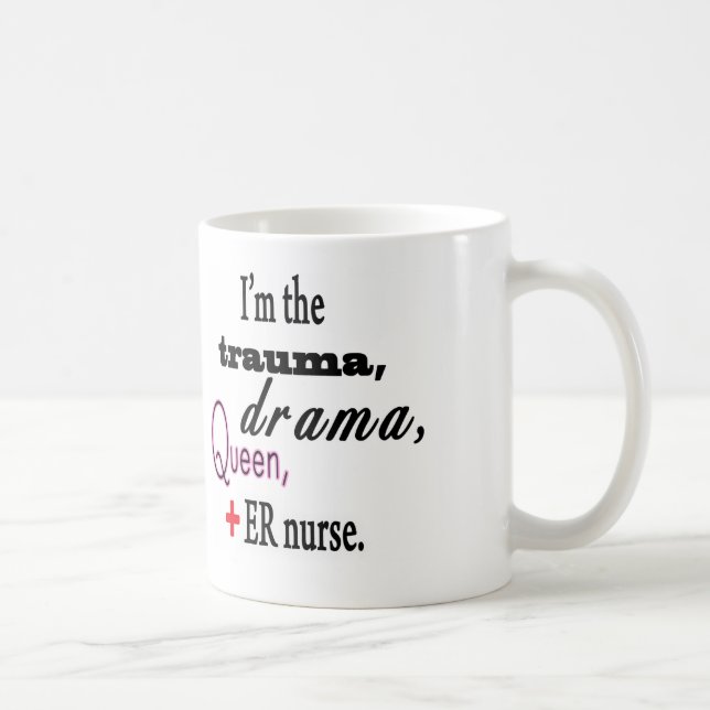 Caneca De Café Drama de Trauma (Direita)