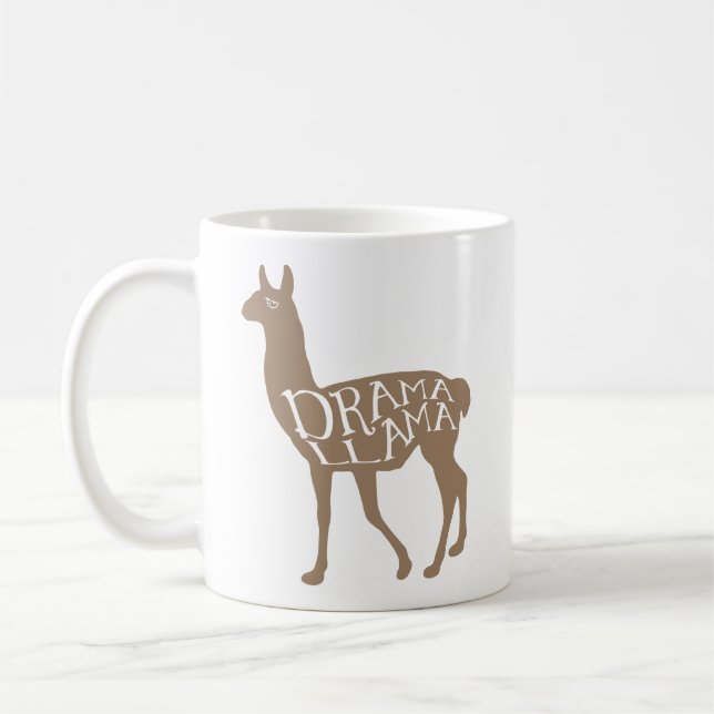 Caneca De Café Drama Llama (Esquerda)