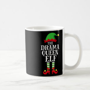 Caneca De Café Drama Queen Elf Matching Family Group Natal Pa
