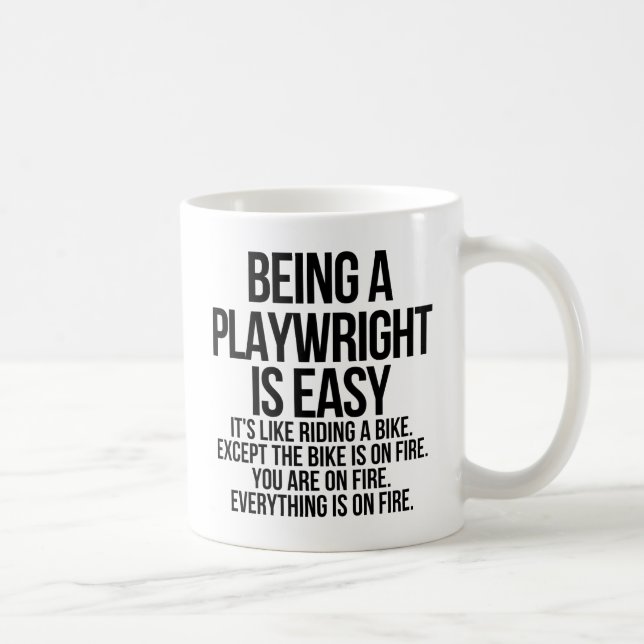 Caneca De Café Dramaturgo (Direita)