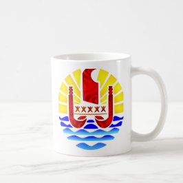 Caneca De Café Drapeau de la Polynésie française 