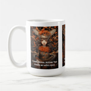 Caneca De Café Dream Acredita em Motivação