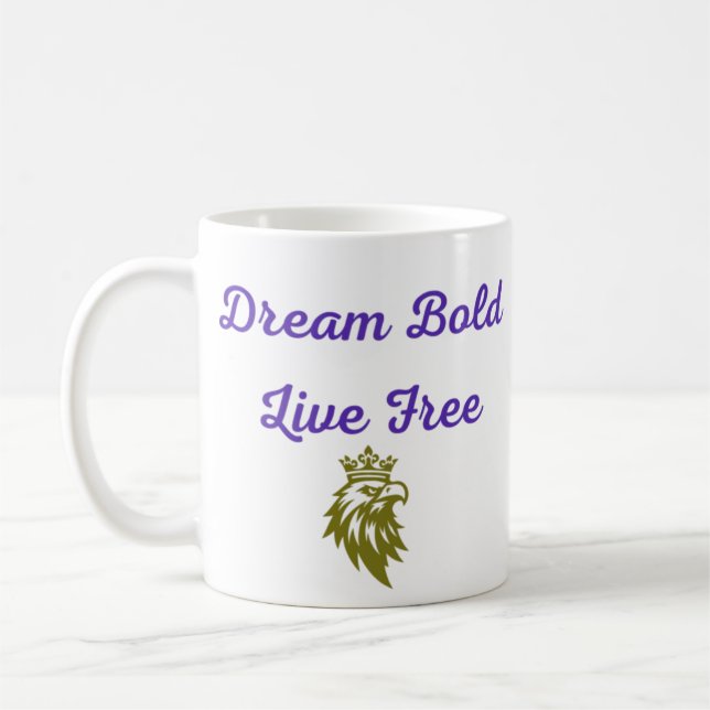 Caneca De Café Dream Bold Coffee Mug (Esquerda)