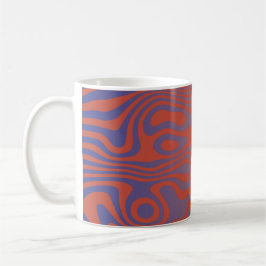 Caneca De Café Dream Flow l Abstract Trippy Pattern - No. 01