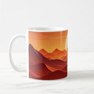 Caneca De Café Dreamet Sunset Wave Horizon Mug