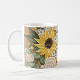 Caneca De Café Dreamflower Sunflower Coffee Mug