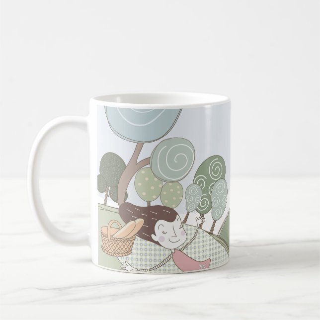 Caneca De Café Dreamscape Whimsical 10 Mug (Esquerda)