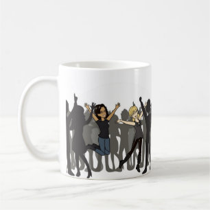 Caneca De Café DreamsIntoRealityComics A Arte Do Cobrir De Dança